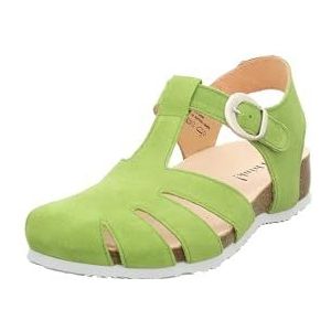 Think! dames JULIA chromfrei gegerbte nachhaltige Sandale, APFEL 7000