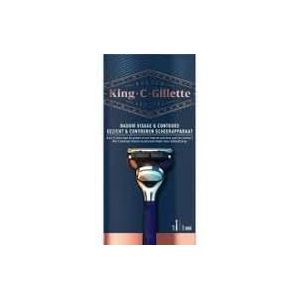 King C. Gillette scheermes en trimmer voor mannen met 1 vervangend mes, ideaal voor het markeren van contouren tijdens het scheren
