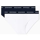 Emporio Armani - EM000251_AF14990 - Set 2 Slips - Marine - Wit - Viscose