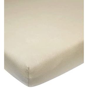 Meyco Home Uni hoeslaken eenpersoonsbed - sand - 90x210/220cm