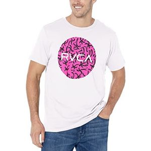 RVCA Heren T-shirt, Motors Ss/Wit, Large