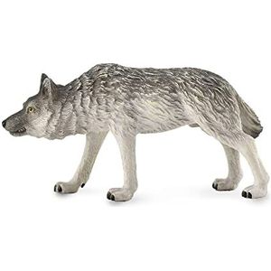 Collecta Speelfiguur Wolf Op Jacht Grijs 10 X 5 Cm