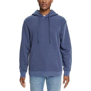 ESPRIT Sweatshirt met capuchon, Donkerblauw, S