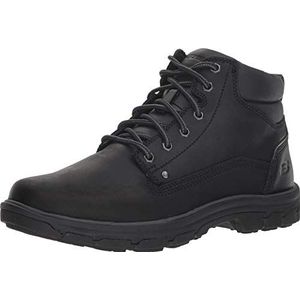 Skechers Heren Segment-Granaat Fashion Boot, Zwart leder, 46 EU