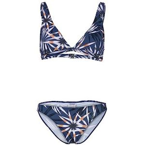 Fashy Dames bikini met bloemenpatroon, blauw, 40C, blauw, 40 / C