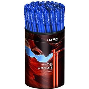 LYRA Afstuderen, fineliner, blauw, 15,5 x 7,9 x 7,9 cm, 50 stuks