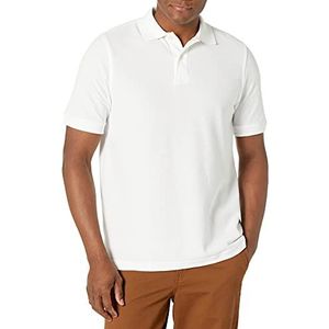 Lee mens Classic Polo Shirt, White, Small US