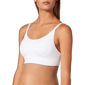 Noppies Nursing Bra 63957 Damesondergoed, beha, bustier, wit (white 01), 34-36