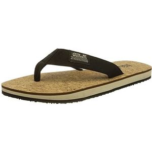 Jack Wolfskin Dames ECOSTRIDE 2 SLIPPER W , phantom / cork, 43 EU