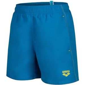 Arena Boy's Beach Boxer Solid R Short, Blauw Lake-zacht Groen, 6-7 jaar