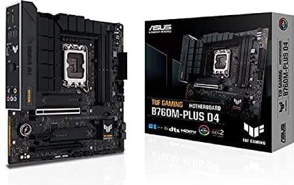 ASUS - TUF GAMING B760M-PLUS D4 - Moederbord - LGA 1700 - mATX