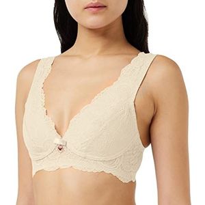Emporio Armani Dames Eternal Lace BH voor dames, yoghurt, XL