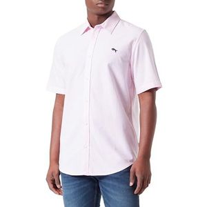 SS 1 PKT Shirt, Roze Streep Oxford, XXL