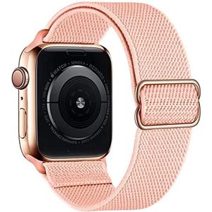 Lysun Elastische nylon Solo Loop band, compatibel met Apple Watch band 38 mm, 40 mm, 41 mm, voor dames en heren, verstelbare sport-elastische band voor iWatch Series SE/7/3/2/1