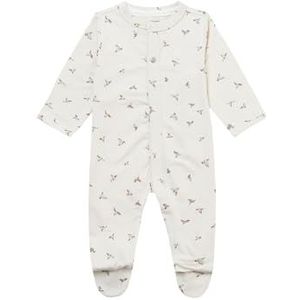Noppies Baby Unisex Baby Playsuit Many Long Sleeve AOP Jumpsuit Willow Grey N044, 44, Willow Grey - N044
