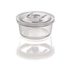 CASO VacuBoxx RM Vacuümcontainer van borosilicaatglas, BPA-vrij, hittebestendig, vaatwasmachinebestendig, geschikt voor vriezer, smaakneutraal, nauwkeurige datuminstelling