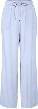 PIECES - PCPIA - Broek - Lichtblauw/Wit - Wide Leg - High Waist