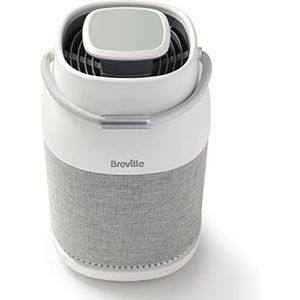 Breville 360° Light Protect luchtreiniger, stil, H13 True HEPA-filter, verwijdert 99,97% van de stof, rook, pollen en meer, 3 snelheden, nachtmodus, filtervervangingsindicatie, touch-bedieningspaneel