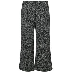 Culottes - Tricot - Visgraatpatroon - Met Elastische Tailleband - Steekzakken