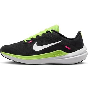 Nike Air Winflo 10 XCC, herensneakers, zwart/wit-volt-hyper pink, 49,5 EU, Zwart Wit Volt Hyper Roze, 49.5 EU