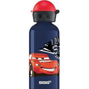 SIGG Cars Speed drinkfles voor kinderen, 0,4 liter, vrij van schadelijke stoffen, met lekvrij deksel, mooie waterfles van aluminium