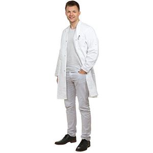 NeoLab 4-1592 Laboratoriummantel heren, 100 procent BW, maat 48