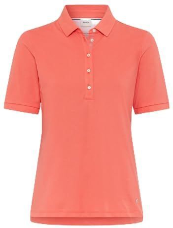 Style Cleo poloshirt effen in piqué-kwaliteit, 45 Watermeloen, 36