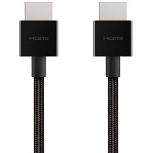 Belkin Supersnelle Ultra HD-HDMI-kabel (2018, 4K HDMI-kabel van 2 m, ondersteunt 4K/120 Hz en 8K/60 Hz, compatibel met Dolby Vision/HDR 10, 48 Gbps) Zwart