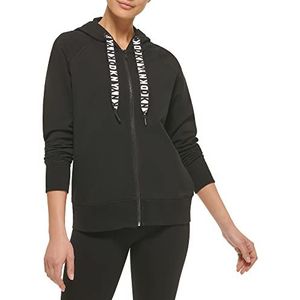 DKNY Trui Sweatshirt voor dames, Zwart, L