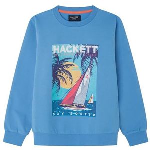 Hackett London Hackett Sailing Crew Sweatshirt voor jongens, blauw (Marina), 2 jaar, Blauw (Marina), 24 maanden