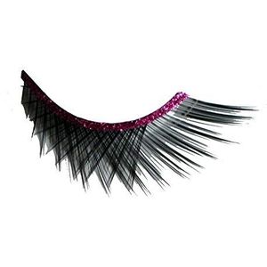 Eye Lash set gekruist Zwart & Roze S