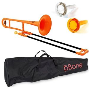 pBone PBONE1-O plastic trombone oranje