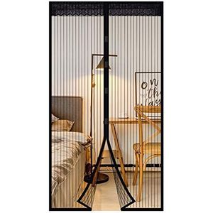 Extsud Magnetisch horgordijn tegen insecten; automatisch sluitend, voor balkon-, woonkamer- of terrasdeur, montage zonder boren