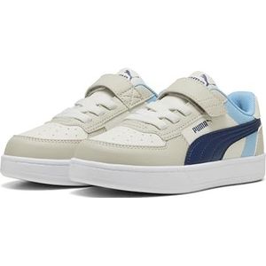 PUMA Unisex Kid's Caven 2.0 Block Ac+ Ps Sneaker, Woestijnstof Perzisch Blauw Aqua Groen, 32.5 EU