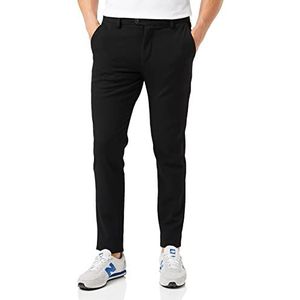 JACK & JONES Heren Connor Chino Broek, Zwart, 33W