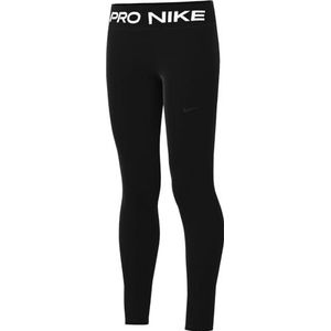 NIKE Np Legging Leggings Zwart/Wit 146/152