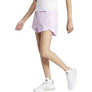 adidas Vrouwen Pacer Training 3 Strepen Geweven Hoge Stijging Korte Shorts, S, 3 in Zwart, Zwart, S