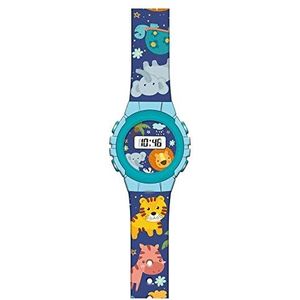 Into the Dschungle Unisex kinderen digitaal automatisch horloge met kunststof armband KL86104
