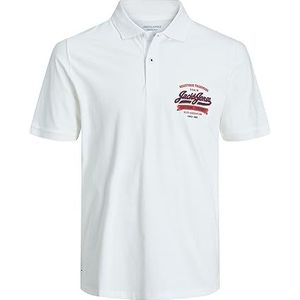 JACK & JONES heren shirt met lange mouwen, cloud dancer, L