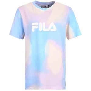 FILA Unisex Kinder SCHUBY Classic Logo T-Shirt, Multi Color Batic AOP, 170/176, Multi Color Batic Aop