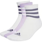 adidas - 3-Stripes Cushioned - Korte Sokken - Wit - 3 Paar