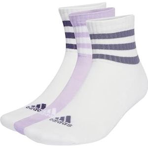 adidas - 3-Stripes Cushioned - Korte Sokken - Wit - 3 Paar