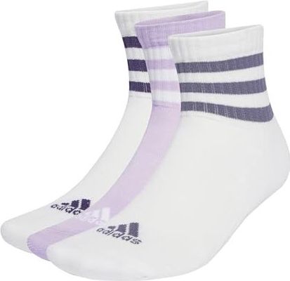 adidas - 3-Stripes Cushioned - Korte Sokken - Wit - 3 Paar