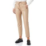 Harembroek - Effen - Leer - Slimfit - Mid Waist