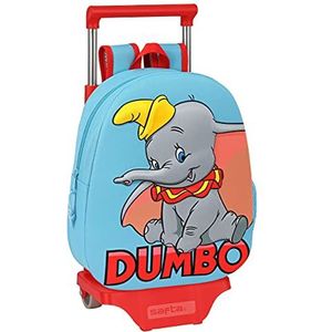 Safta Dumbo, lichtblauw/rood, 270x100x320 mm, rugzak 020h