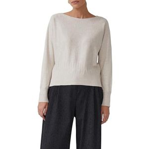 Gebreide Trui - U-halslijn - Vleermuismouwen - Regular Fit