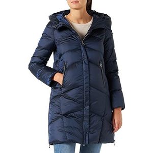 Geox Dames W ADRYA Down Coat, DK Eclipse Blue, 42