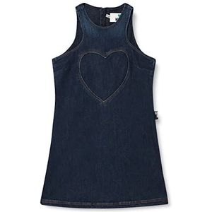 Love Moschino Mouwloze korte jurk voor dames, blauw, 38, blauw, 38