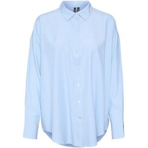 Vero Moda - VMNORA - Blouse - Krijtstrepen - Gerecycled Materiaal - Lange Mouw