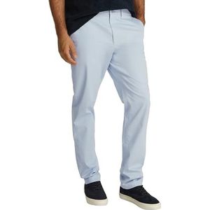 Tommy Hilfiger Heren Denton Satijn Straight Fit Chino's, Blauw (Breezy Blue), 29W / 28L